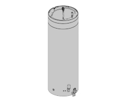 Цилиндр корпуса для J275HA H600 INOX