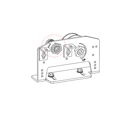 УЗЕЛ АНТИОПРОКИДЫВАЮЩЕГО НЕЙЛОНОВОГО РОЛИКА